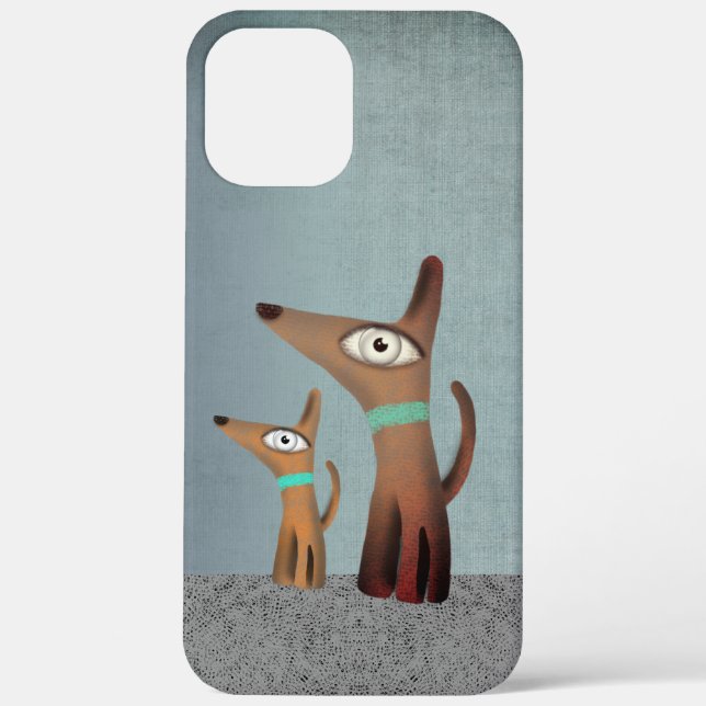 Funda De Case-Mate Para iPhone Alebrije de Perros (Reverso )