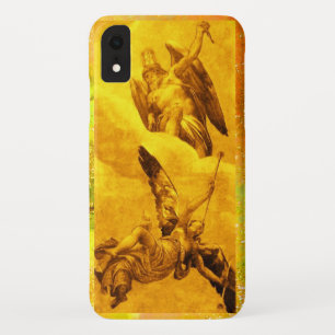 Funda Para iPhone XR ALEGORÍA DE HORA Y FAMA / Amarillo Oro