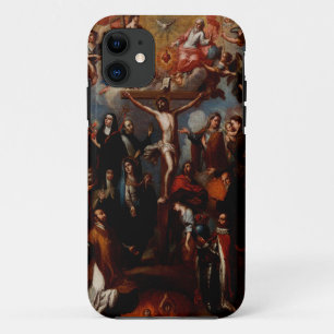 Funda Para iPhone 11 Alegoría de la Crucifixión con Santos Jesuitas