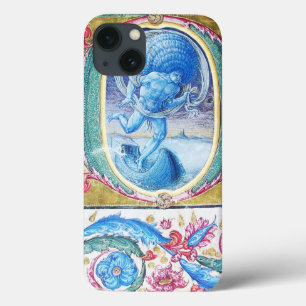 FUNDA PARA iPhone 13 ALEGORÍA DE MINIATURA DE FLORES ANTIGUOS VIENTOS M