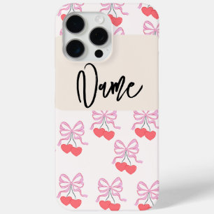 Funda Para iPhone 15 Pro Max alegre estuche de teléfono colorido con nombre