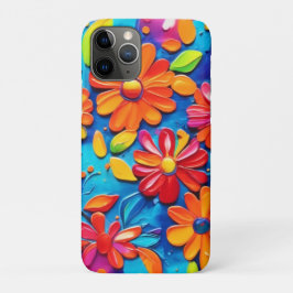 Funda Para iPhone 11 Pro Alegre Pintura Floral