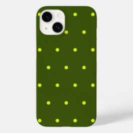 Funda Para iPhone 14 De Case-Mate alegres puntos de polka amarilla