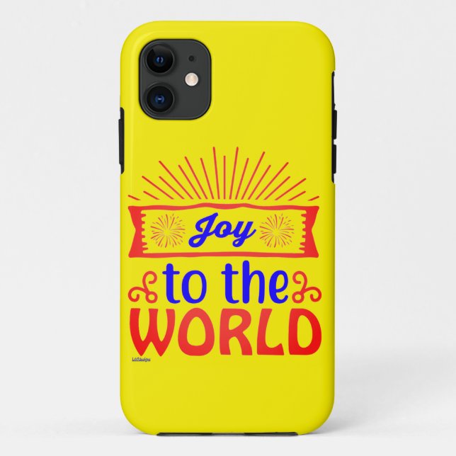 Funda De Case-Mate Para iPhone ALEGRÍA AL MUNDO inspirador y motivacional (Reverso)