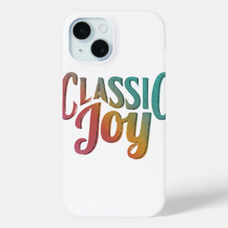 Funda Para iPhone 15 Alegría clásica
