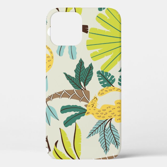 Funda De Case-Mate Para iPhone Alegría de la jungla: Personalizado Animal Fun (Reverso )