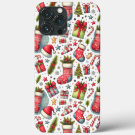 Funda Para iPhone 13 Pro Max Alegría de la Navidad