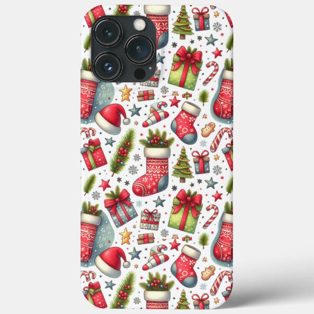 Funda De Case-Mate Para iPhone Alegría de la Navidad (Reverso )