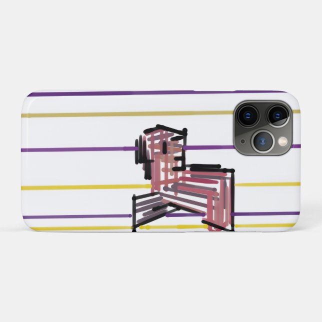 Funda De Case-Mate Para iPhone Alegría veraniega de morsa (Reverso (horizontal))