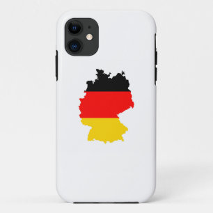 Funda Para iPhone 11 alemán de la forma del mapa de la bandera de país