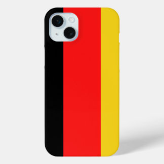 Funda Para iPhone 15 Mini Alemania de color rojo negro