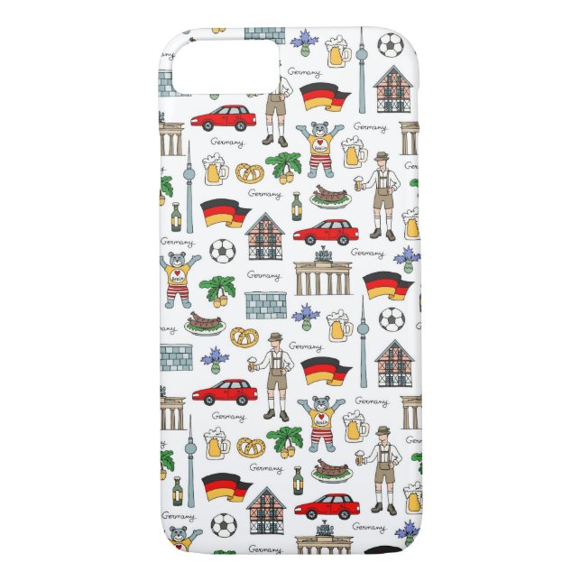 Funda De Case-Mate Para iPhone Alemania| Patrón de símbolos (Reverso)