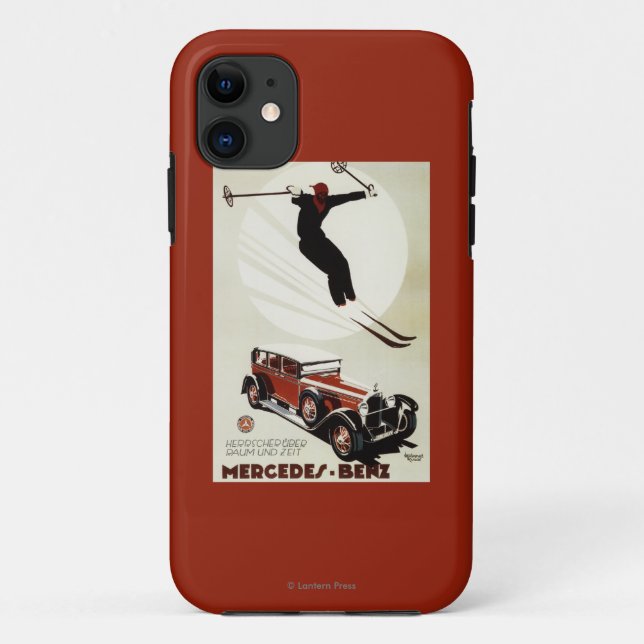 Funda De Case-Mate Para iPhone Alemania - salto del esquiador (Reverso)