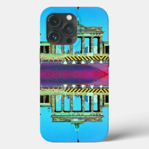 Funda Para iPhone 13 Pro Alemania Vintage Puerta de Brandeburgo Berlín