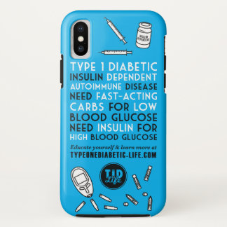 Funda Para iPhone XS Alerta T1d