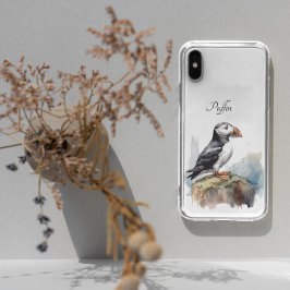Funda Para iPhone 11 Aleta en una acuarela de rock, personalizado