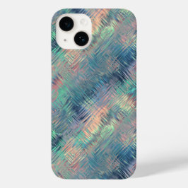 Funda Para iPhone 14 De Case-Mate Alexandrite Blue Glassy Textura