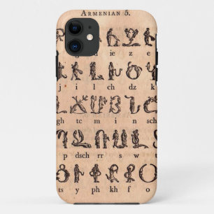 Funda Para iPhone 11 Alfabeto armenio