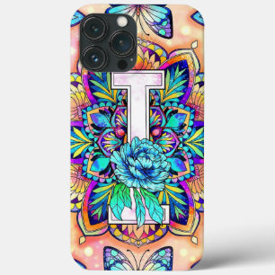 Funda Para iPhone 13 Pro Max Alfabeto I mandala