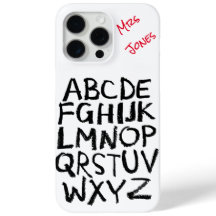 Alfabeto personalizado del profesor