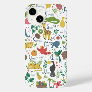 Funda Para iPhone 14 De Case-Mate Alfabeto tropical para niños