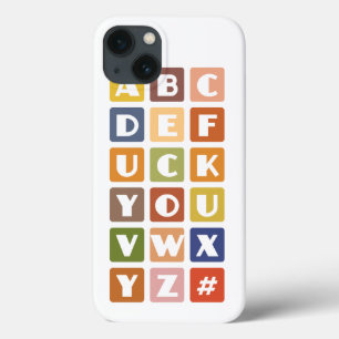 Funda Para iPhone 13 Alfabetos traviesos iPhone case-mate