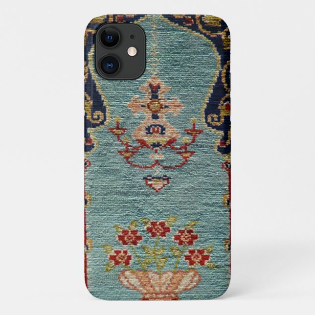 Funda De Case-Mate Para iPhone Alfombra anticuada turca de alfombra kilim (Reverso)