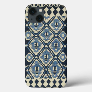Funda Para iPhone 13 Alfombra Persa Turca Oriental Azul