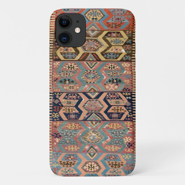 Funda De Case-Mate Para iPhone Alfombra Turca Antigua Kilim (Reverso)