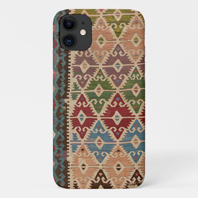 Funda De Case-Mate Para iPhone Alfombra turca Kilim (Reverso)