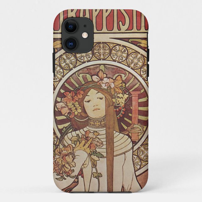 Funda De Case-Mate Para iPhone Alfonse Mucha Trappistine Nouveau (Reverso)