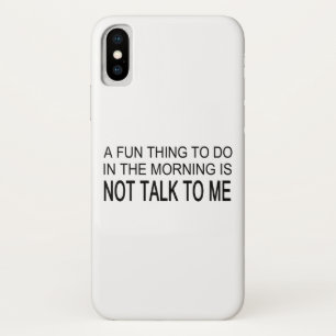Funda Para iPhone X Algo Divertido De Hacer