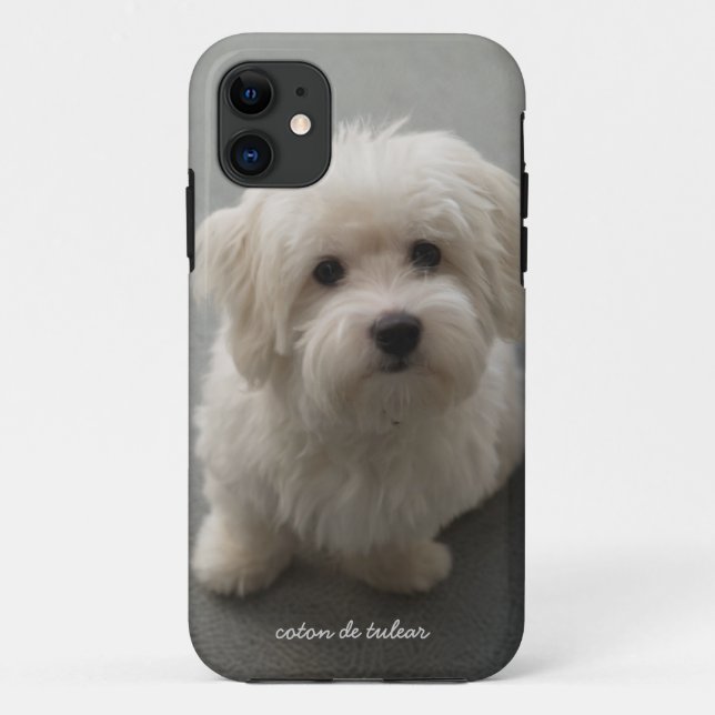 Funda De Case-Mate Para iPhone Algodón de Tulear (Reverso)