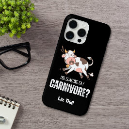 Funda Para iPhone 15 Pro Max Alguien dijo que Carnivore Funny Meat Lover