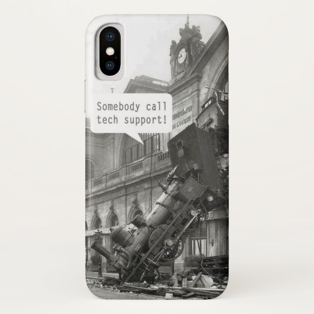 Funda De Case-Mate Para iPhone Alguien llame al tren de asistencia técnica Wrect (Reverso)