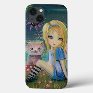 Funda Para iPhone 13 Alice en el País de las Maravillas Ojos Grandes Ar