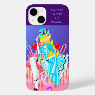 Funda Para iPhone 14 De Case-Mate Alice en pastel de cumpleaños arte de Wonderland