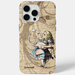 Funda Para iPhone 15 Pro Max Alice In Wonderland Swirl