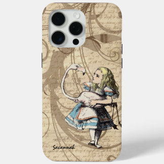 Funda Para iPhone 15 Pro Max Alice In Wonderland Swirl