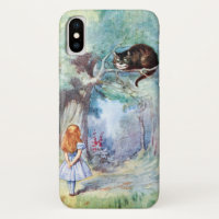 Alicia en el gato de Cheshire del país de las