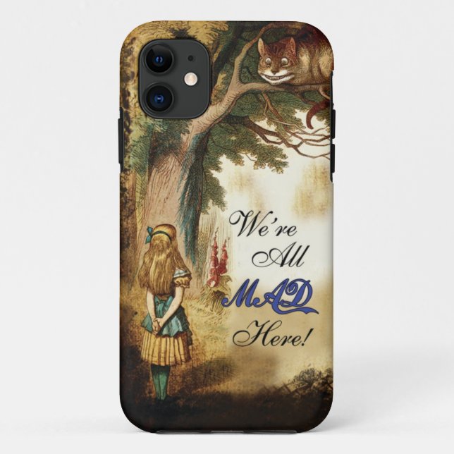 Funda De Case-Mate Para iPhone Alicia en el país de las maravillas estaba toda (Reverso)