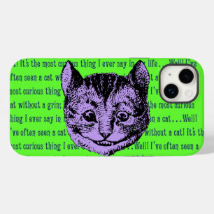 Funda Para iPhone 14 Plus De Case-Mate Alicia vintage en el gato de Cheshire en el país d