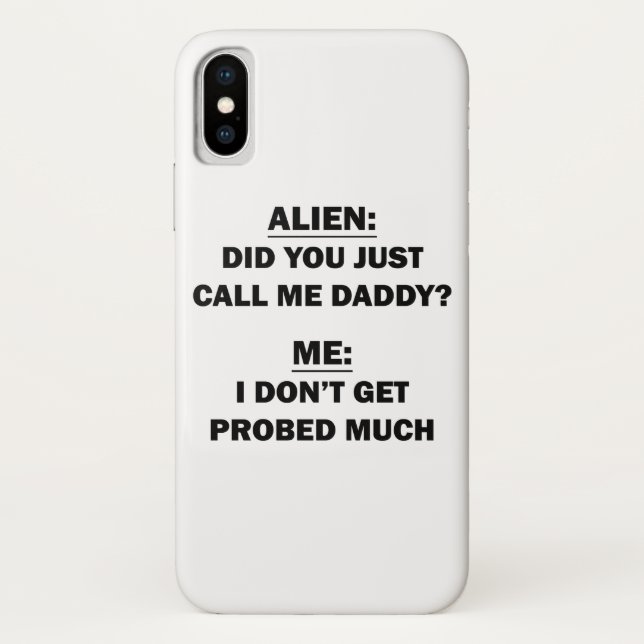 Funda De Case-Mate Para iPhone Alien (Reverso)