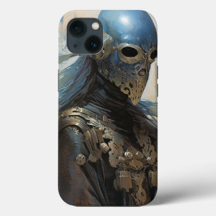 Funda Para iPhone 13 Alien de ciencia ficción con máscara de casco