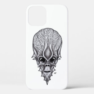 Funda Para iPhone 12 Alien Face , reconstrucción facial de cráneo afric