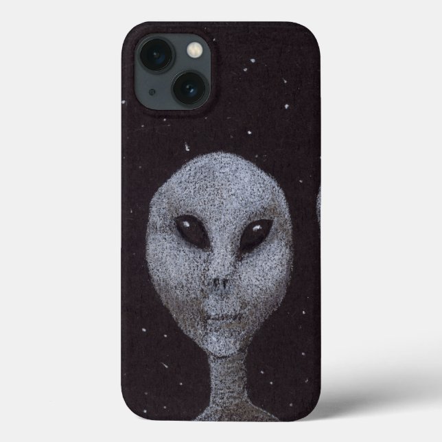 Funda De Case-Mate Para iPhone Alien Grays (Reverso)