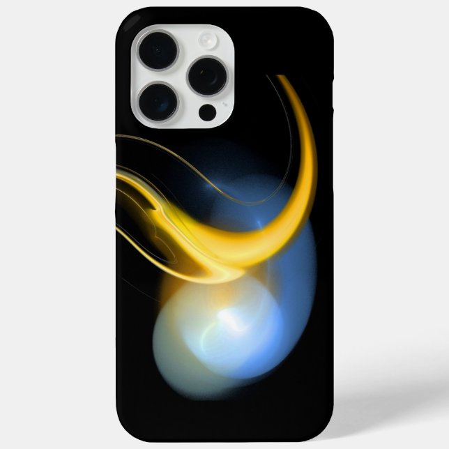 Funda De Case-Mate Para iPhone ALIEN PEARL Azul Amarillo Blanco Negro (Reverso )