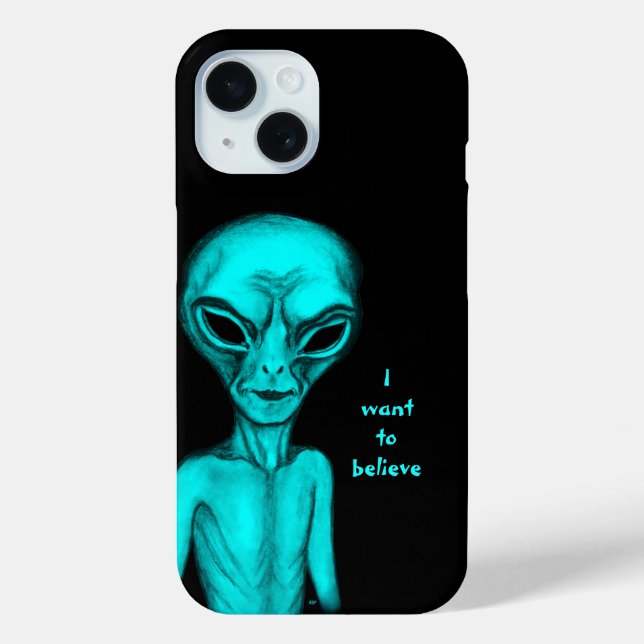 Funda De Case-Mate Para iPhone Alien, quiero creer (Reverso )