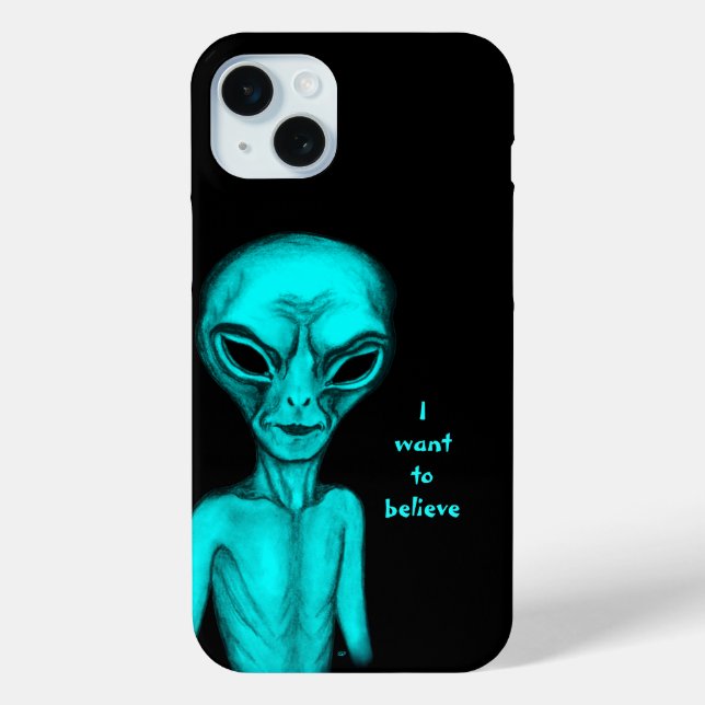 Funda De Case-Mate Para iPhone Alien, quiero creer (Reverso )