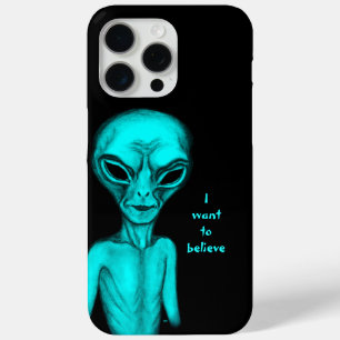 Funda Para iPhone 15 Pro Max Alien, quiero creer